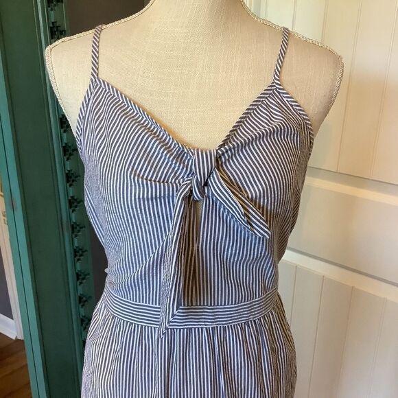 Love Notes Oxford Stripe Sun Dress 💜🎡😎 - Picture 2 of 6